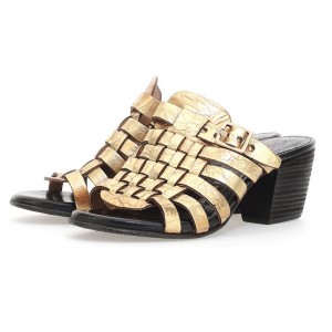 A.S.98 Abigayle Sandaler Dame Gull | NO-MHJYWD619