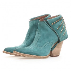 A.S.98 Blondie Ankle boots Dame Grønn | NO-SCHJXL654