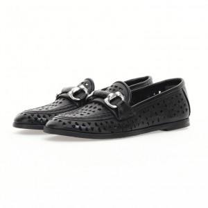 A.S.98 Jacklyn flat shoes Dame Svarte | NO-SQXPBJ874