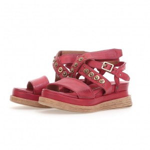 A.S.98 Ladonna Sandaler Dame Mørke Rød | NO-WFOVXM893