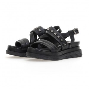A.S.98 Lalla Sandaler Dame Svarte | NO-WPFVOQ584