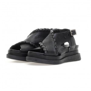A.S.98 Laz Sandaler Dame Svarte | NO-AIBYCV456
