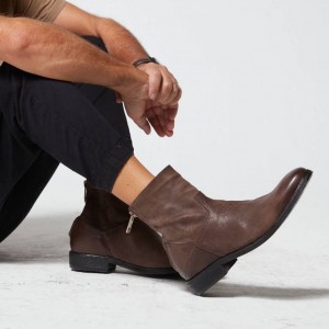 A.S.98 Mason Ankle boots Herre Sjokolade | NO-RWMFAK842