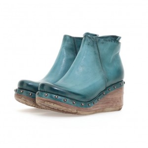 A.S.98 Pancras Ankle boots Dame Grønn | NO-KAUZTM560