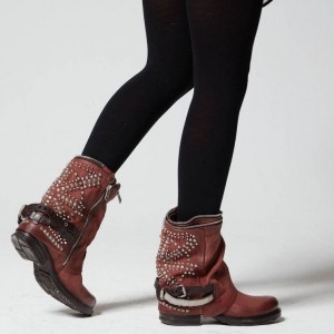 A.S.98 Saintec 259216 Ankle boots Dame Rød | NO-BXVDCL984