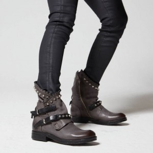 A.S.98 Verti 207239 Ankle boots Dame Grå | NO-PCROHI367