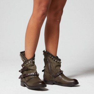 A.S.98 Verti 207239 Ankle boots Dame Grønn | NO-ELCFWQ981
