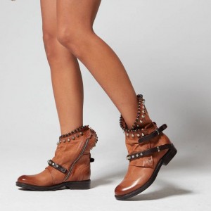 A.S.98 Verti 207239 Ankle boots Dame Khaki | NO-YTLIOV927