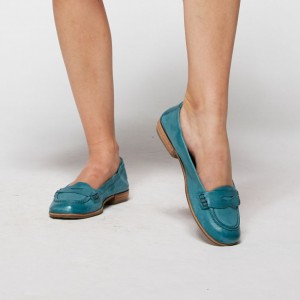 A.S.98 Zavia flat shoes Dame Grønn | NO-ROACEU128