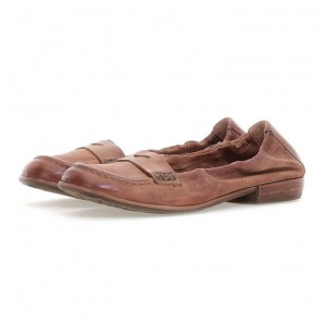A.S.98 Zavia flat shoes Dame Khaki | NO-FTYERN981