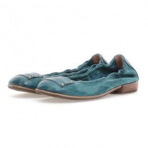 A.S.98 Zula flat shoes Dame Grønn | NO-WQMAHB087