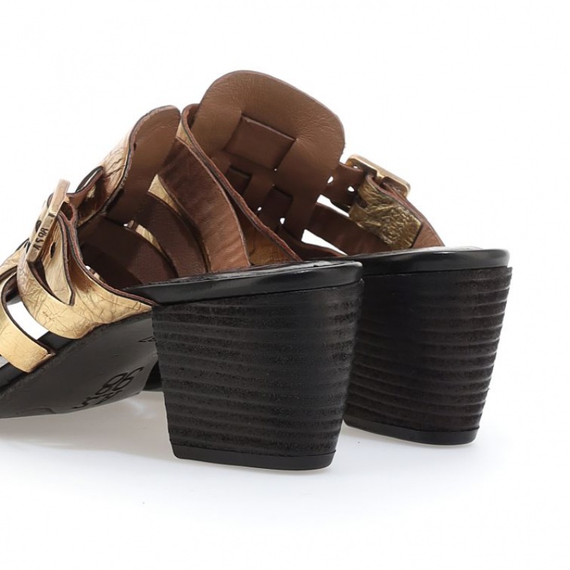 A.S.98 Abigayle Sandaler Dame Gull | NO-MHJYWD619