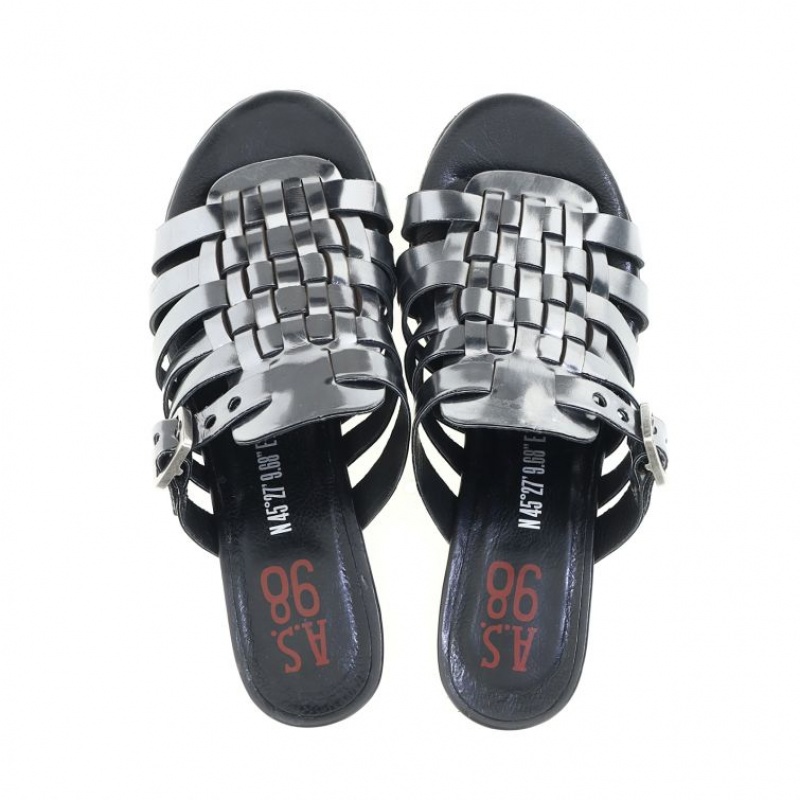 A.S.98 Abigayle Sandaler Dame Titanium | NO-ZCTKLE869