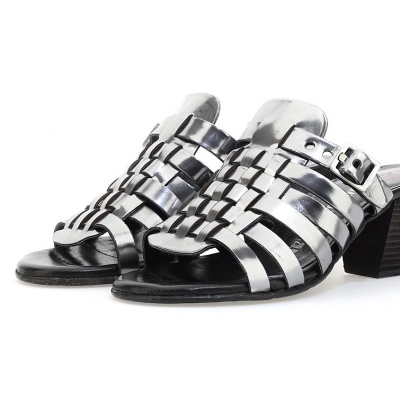 A.S.98 Abigayle Sandaler Dame Titanium | NO-ZCTKLE869