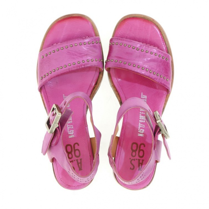 A.S.98 Abnor Sandaler Dame Fuchsia | NO-VGXNQB398