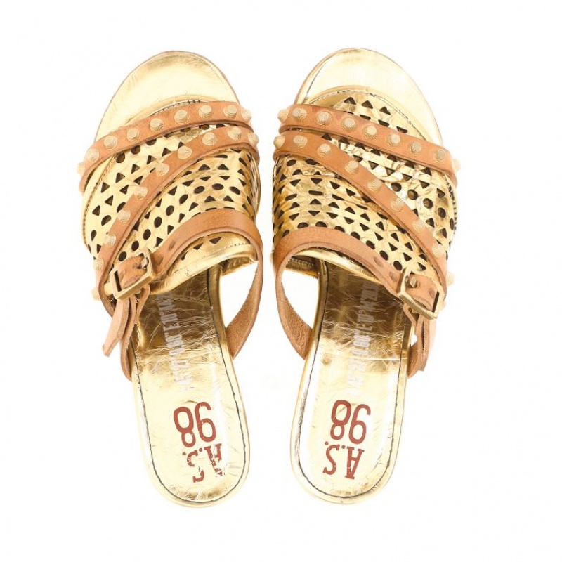A.S.98 Adamina Sandaler Dame Gull | NO-AHRZMT152