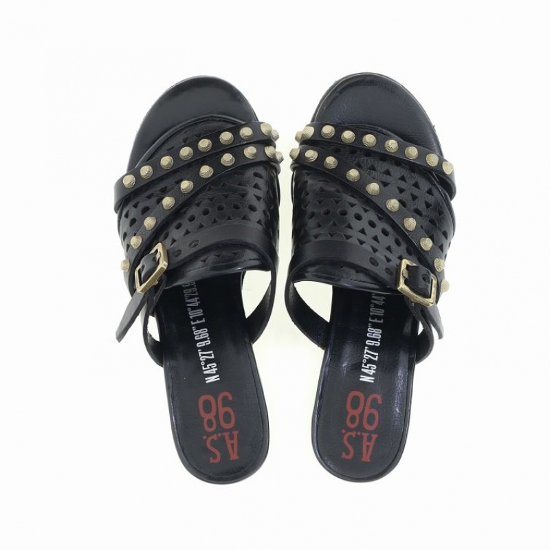 A.S.98 Adamina Sandaler Dame Svarte | NO-KVORXP891