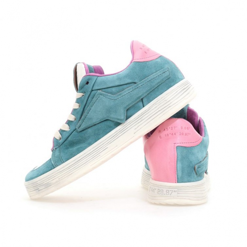 A.S.98 Adria Sneakers Dame Grønn Rød | NO-ADCNXW083
