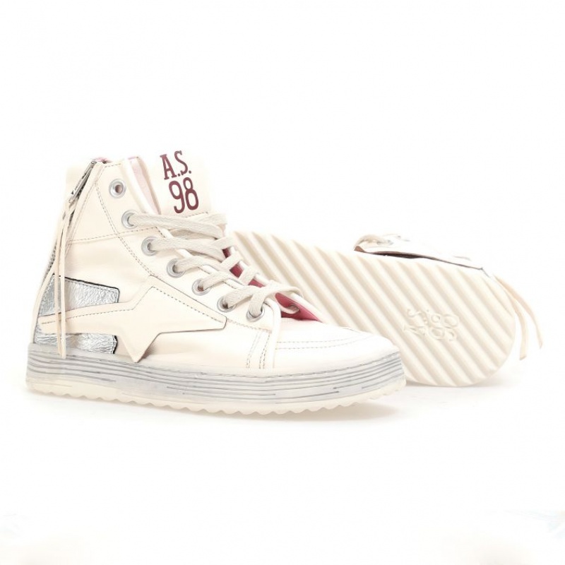 A.S.98 Aileen Sneakers Dame Hvite | NO-DCUBTP407
