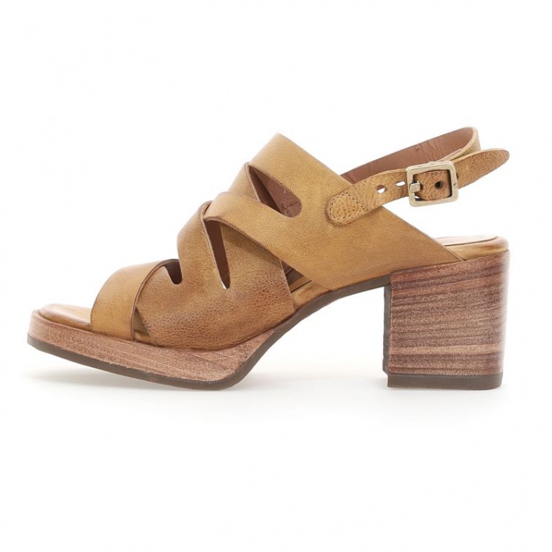A.S.98 Aislin Sandaler Dame Khaki | NO-HSALBZ569