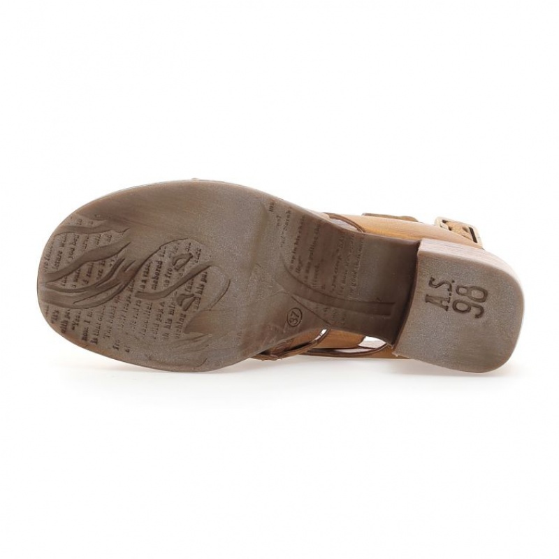 A.S.98 Aislin Sandaler Dame Khaki | NO-HSALBZ569