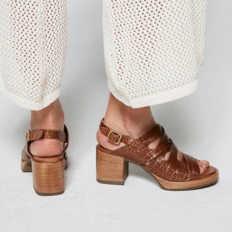 A.S.98 Aislin Sandaler Dame Khaki | NO-QSKYWR426