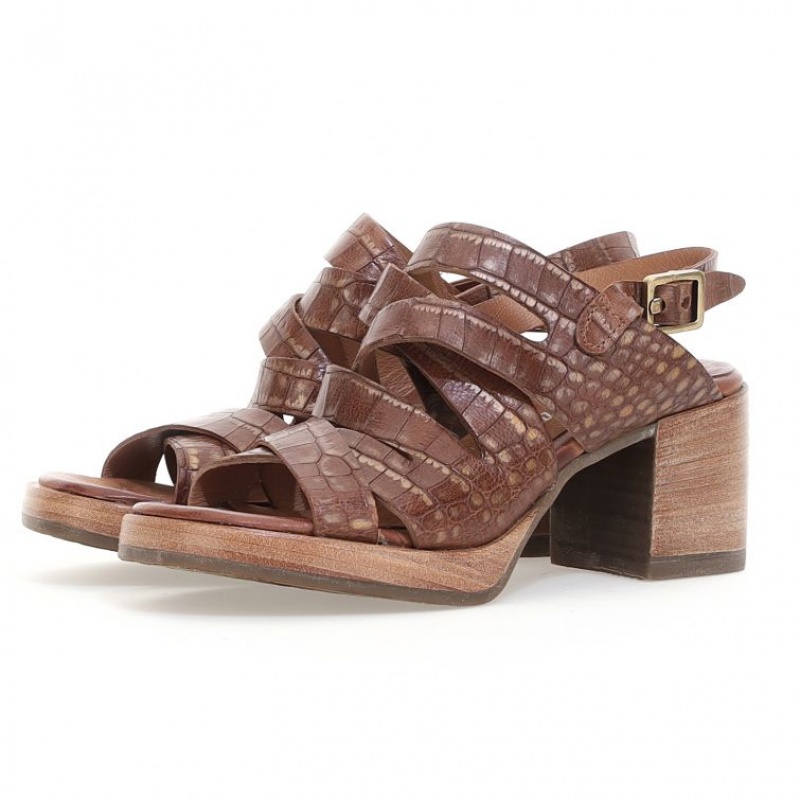 A.S.98 Aislin Sandaler Dame Khaki | NO-QSKYWR426
