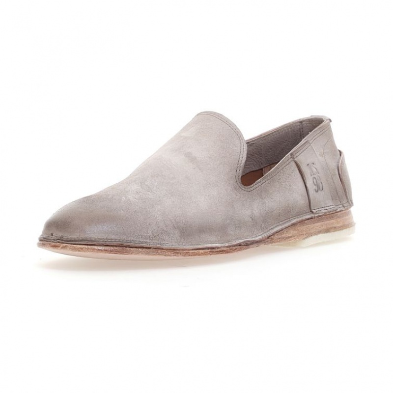 A.S.98 Alberic flat shoes Herre Grå | NO-MNJWBD597