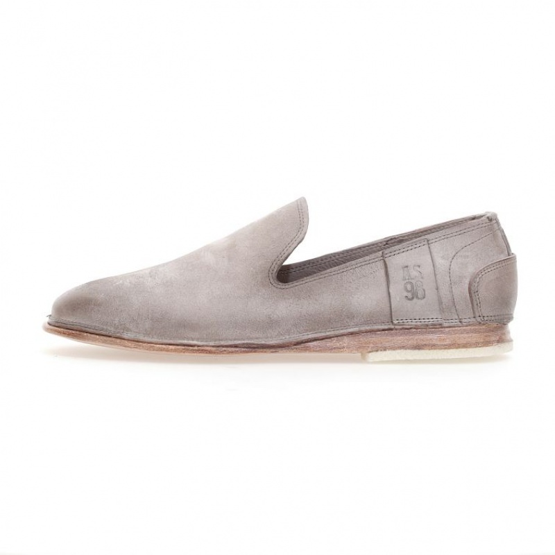 A.S.98 Alberic flat shoes Herre Grå | NO-MNJWBD597