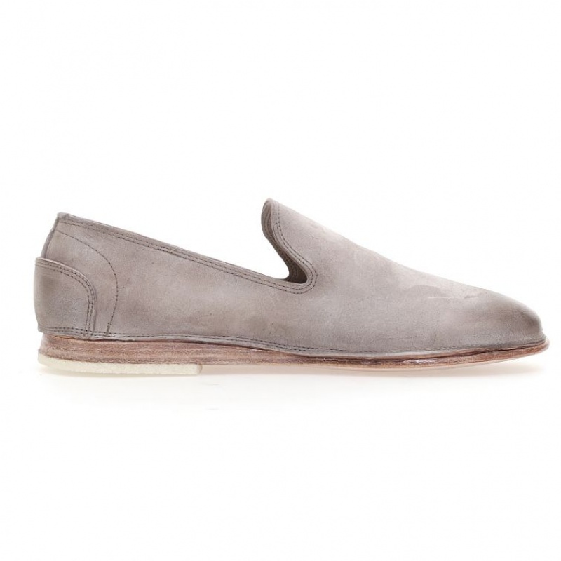 A.S.98 Alberic flat shoes Herre Grå | NO-MNJWBD597