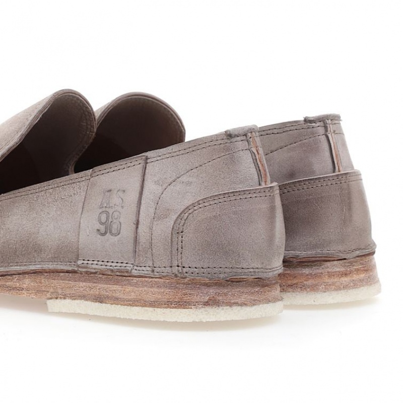 A.S.98 Alberic flat shoes Herre Grå | NO-MNJWBD597