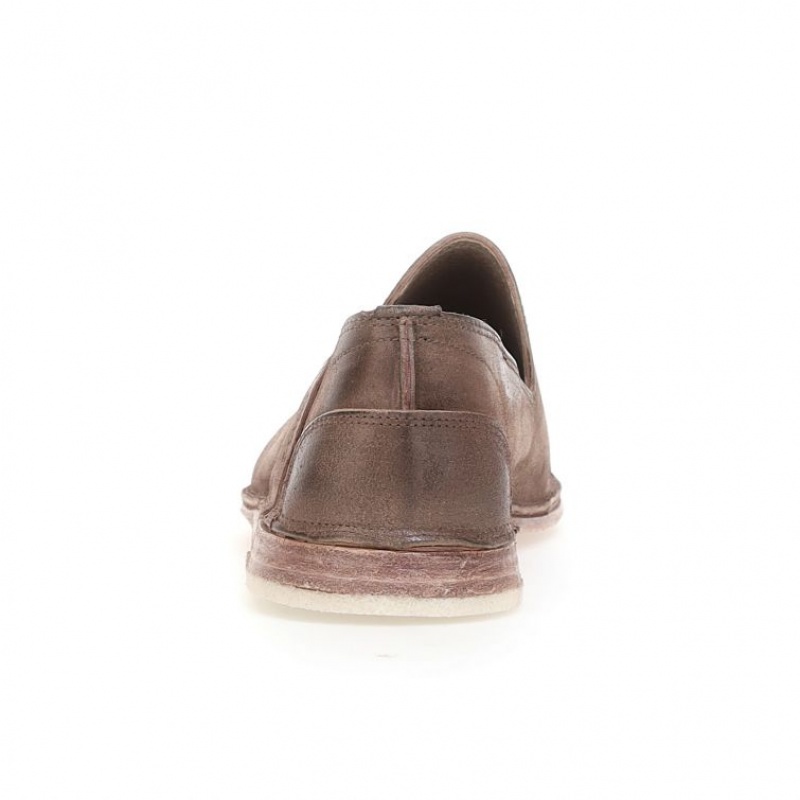 A.S.98 Alberic flat shoes Herre Lyse Brune | NO-ZUFYBW397
