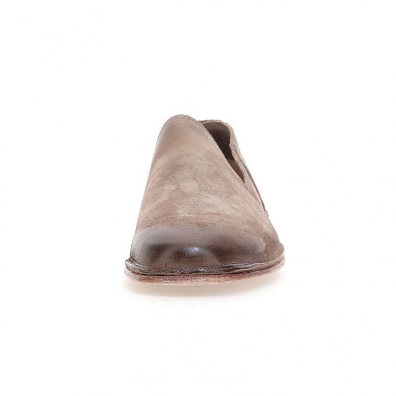 A.S.98 Alberic flat shoes Herre Lyse Brune | NO-ZUFYBW397