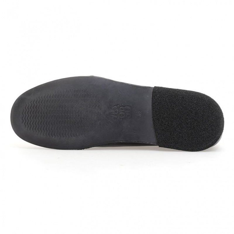 A.S.98 Alberic flat shoes Herre Svarte | NO-PYVEHN615
