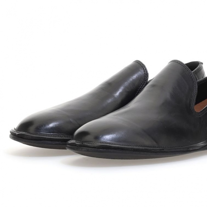 A.S.98 Alberic flat shoes Herre Svarte | NO-PYVEHN615