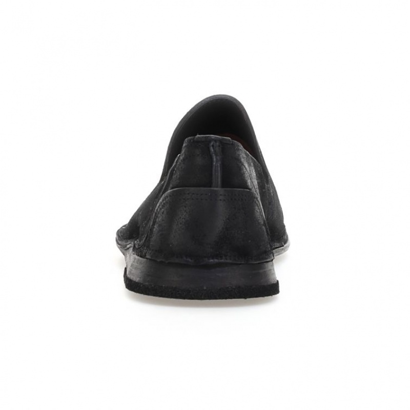A.S.98 Alberic flat shoes Herre Svarte | NO-AFTRXP349