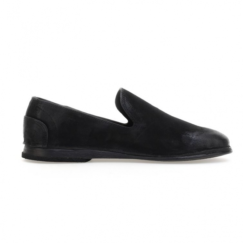 A.S.98 Alberic flat shoes Herre Svarte | NO-AFTRXP349