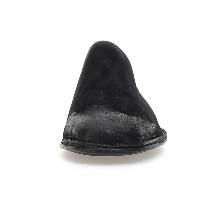 A.S.98 Alberic flat shoes Herre Svarte | NO-AFTRXP349
