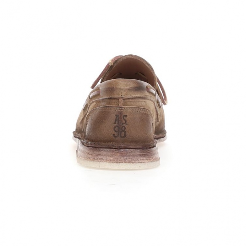 A.S.98 Aldous flat shoes Herre Lyse Brune | NO-IZRUNA608