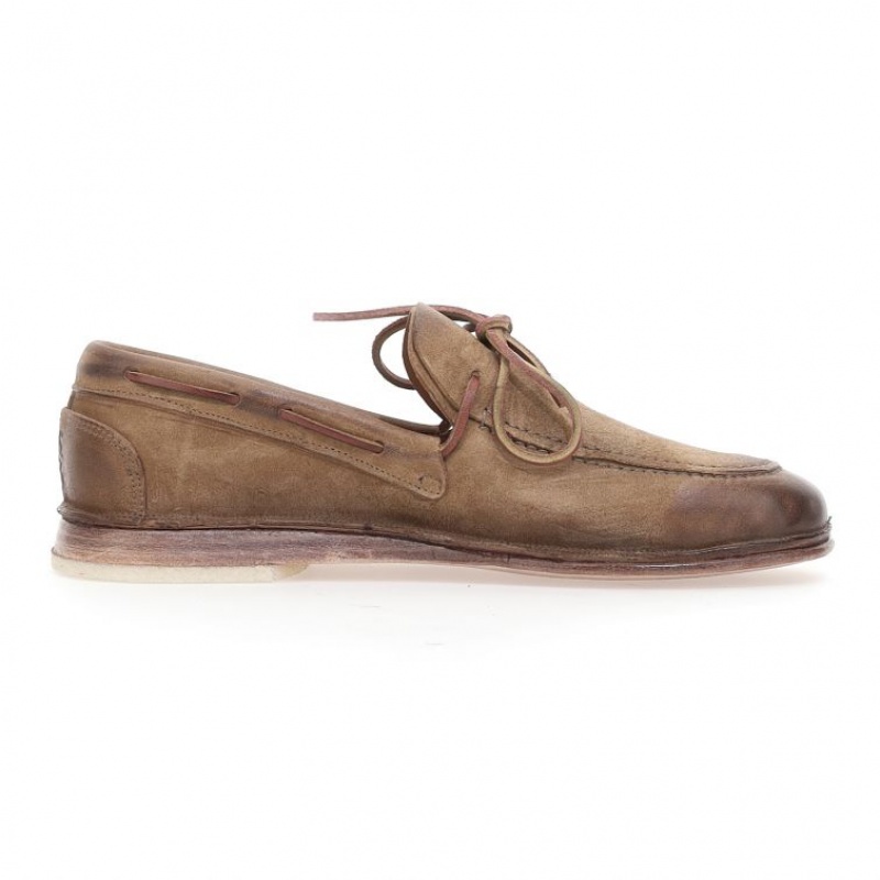A.S.98 Aldous flat shoes Herre Lyse Brune | NO-IZRUNA608