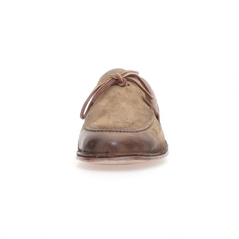 A.S.98 Aldous flat shoes Herre Lyse Brune | NO-IZRUNA608