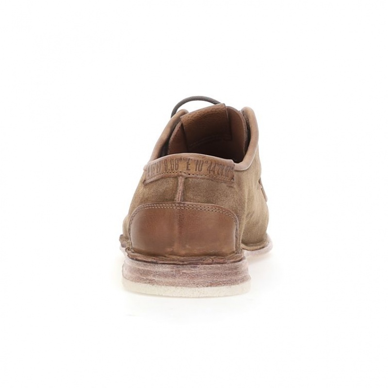 A.S.98 Alf flat shoes Herre Lyse Brune | NO-POBQXY538
