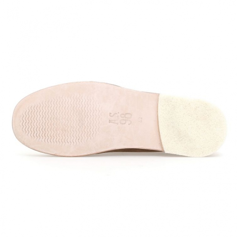 A.S.98 Alf flat shoes Herre Lyse Brune | NO-POBQXY538
