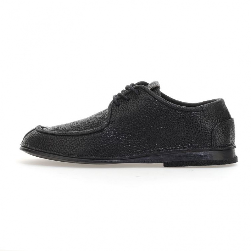 A.S.98 Alf flat shoes Herre Svarte | NO-NRVQED835