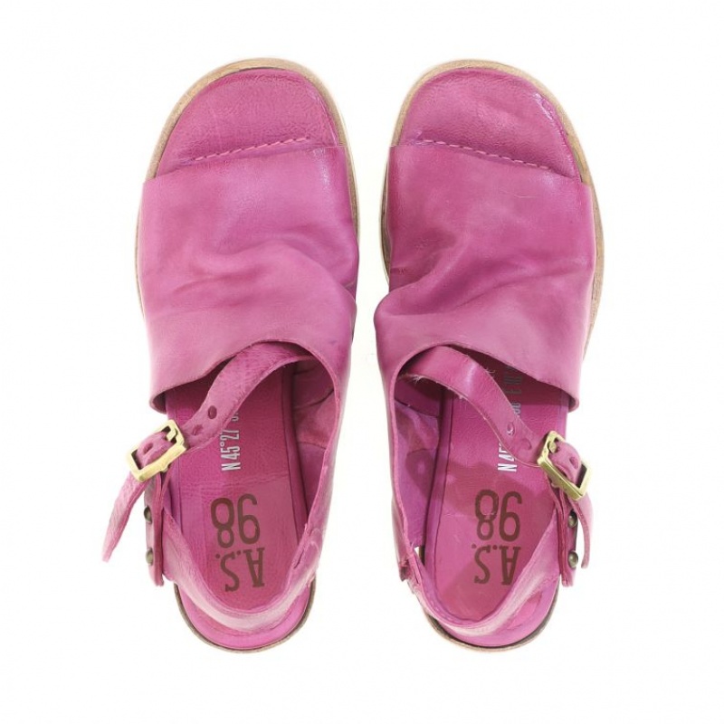 A.S.98 Amice Sandaler Dame Fuchsia | NO-SWPYOD295