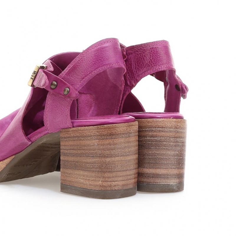 A.S.98 Amice Sandaler Dame Fuchsia | NO-SWPYOD295