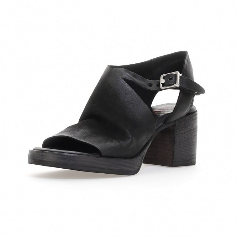 A.S.98 Amice Sandaler Dame Svarte | NO-OKFBXY167