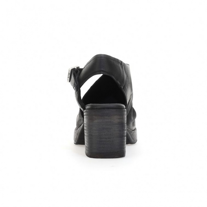 A.S.98 Amice Sandaler Dame Svarte | NO-OKFBXY167