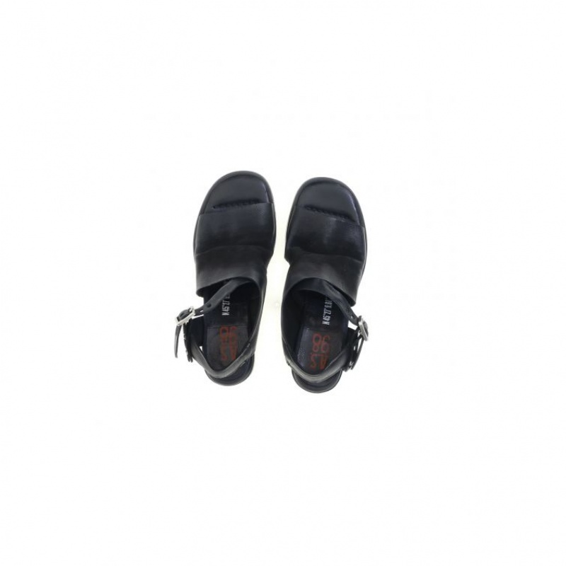 A.S.98 Amice Sandaler Dame Svarte | NO-OKFBXY167