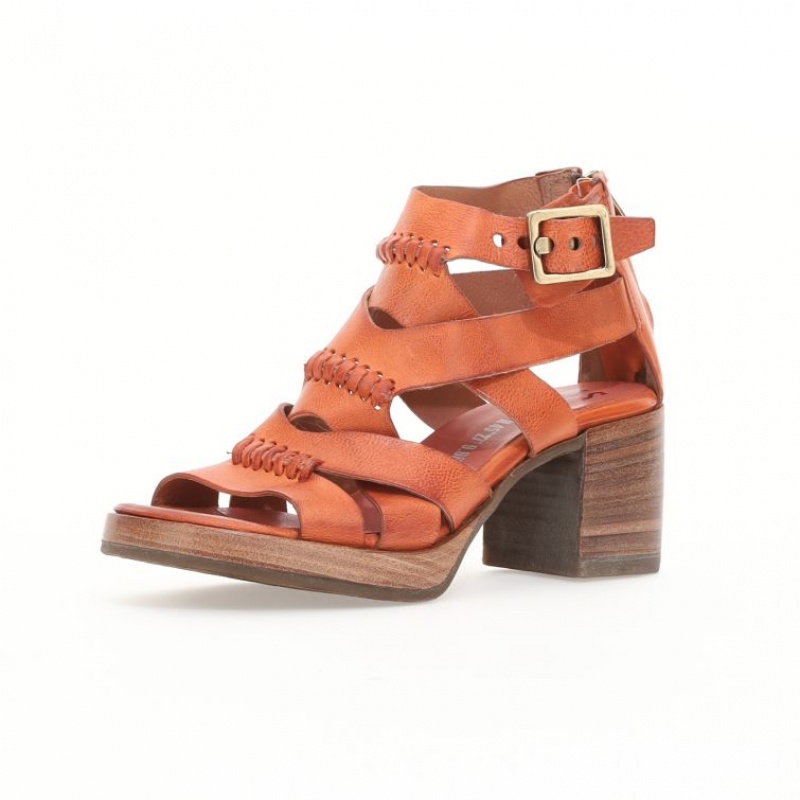 A.S.98 Andra Sandaler Dame Oransje | NO-RZVOAB805